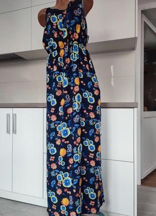 Сукня-сарафан квітковий принт 👗🌺🌼🌻