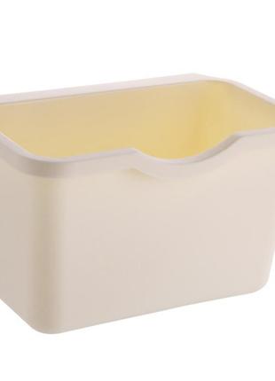 Органайзер навесной для мусора бежевый