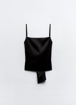 Атласний топ zara