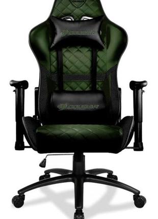 Крісло для геймерів cougar armor one x dark green