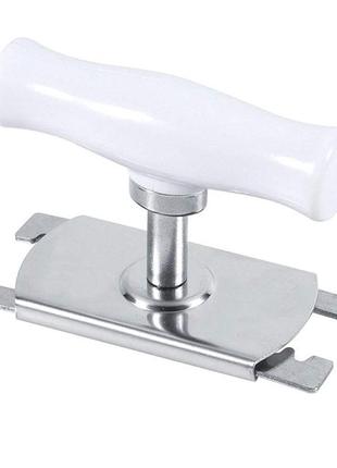 Открывалка с ручкой из нержавеющей стали для закручивающихся крышек