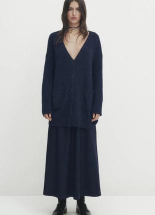 ❤️вовна+кашемір ідеальний кардиган massimo dutti італія