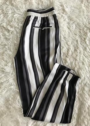 Брюки из натурального атласа zara