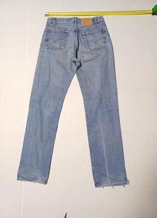 Джинсы талия 78 см vintage levis 501 01 16 w31 l341 фото