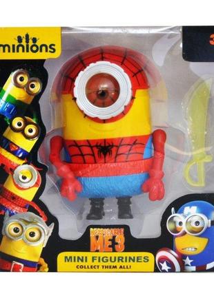 Дитяча іграшка міньйон супергерой посіпаки minions