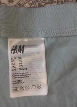 Трусы боксеры мятные 52-54 xl хлопок h&m5 фото