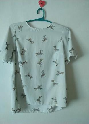 Блуза с животным принтом