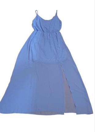 Платье прозрачное , с разрезом