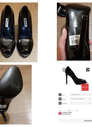 Лакові туфлі dune london на 22,5-23см