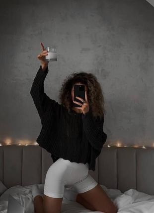 Велосипедки топ облегающие широкая резинка обтягивающие по фигуре короткие укороченные...