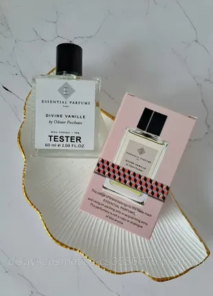 Тестер essential parfums divine vanille 60 мл