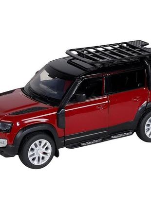 Детская металлическая машинка land rover defender 110