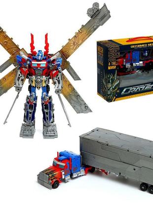 Оптимус прайм с прицепом игрушка	 optimus prime transformers