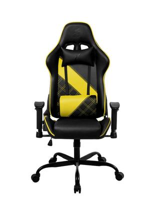 Крісло для геймерів 1stplayer s02 black-yellow