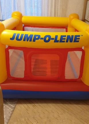 Надувний батут для дітей intex jump-o-lene