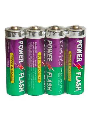 Батарейка power flash lr6 aa 1.5v- щелочная (800 шт )