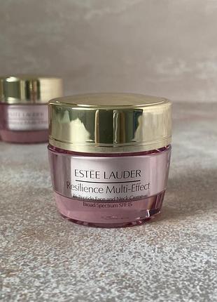 Estée lauder - resilience multi-effect tri-peptide face and neck creme spf 15 - крем для обличчя та декольте, з спф 15, 15 ml