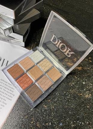 Палетка тіней dior backstage eyeshadow palette 001 nude essentials