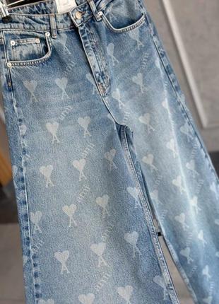 Джинсы в стиле ami3 фото