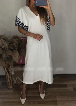 Zara плаття білосніжне розмір м котон