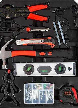 Набор инструмента tool box универсальный большой в чемодане с колесами на 408 предметов 4