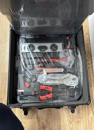 Набор инструмента tool box универсальный большой в чемодане с колесами на 408 предметов 10