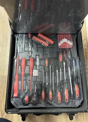 Набор инструмента tool box универсальный большой в чемодане с колесами на 408 предметов 2