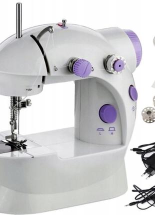 Мини швейная машина 4 в 1 sewing machine с блоком питания