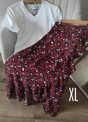 Нова жіноча спідниця міді максі xl