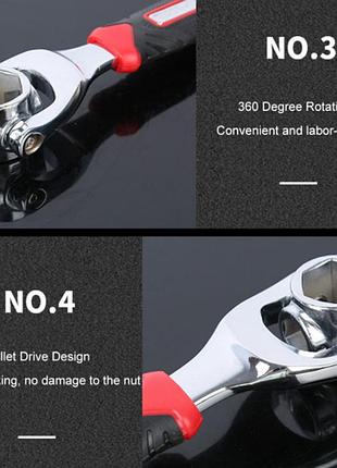 Универсальный ключ 48 в 1 universal tiger wrench pro 8