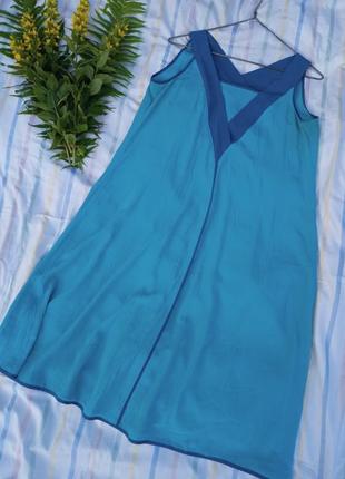 Легке шовкове плаття, а-силует,50-56разів.