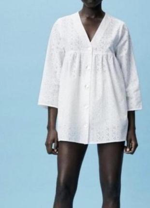 Новая блузка прошва zara