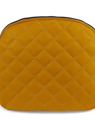 Женский стильный клатч , материал эко-кожа , одно отделение, желтая3 фото