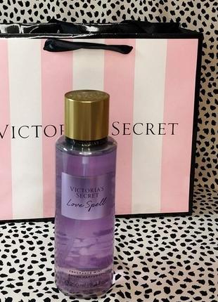 Парфюмированный спрей мист love spell victoria’s secret (виктория секрет)