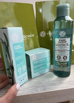 Увлажняющий крем для лица гидра рычаг hydra yves rocher