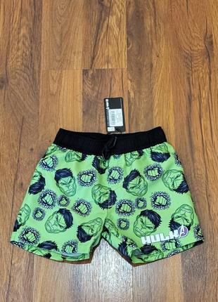 Шорты плавательные marvel на 1,5-2 года