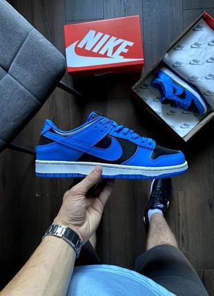 Nike dunk low retro blue1 фото
