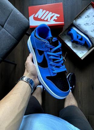 Nike dunk low retro blue3 фото