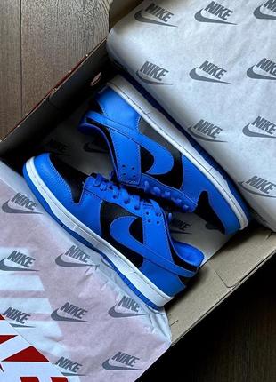 Nike dunk low retro blue5 фото