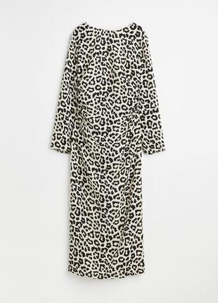 Леопардова сукня h&m