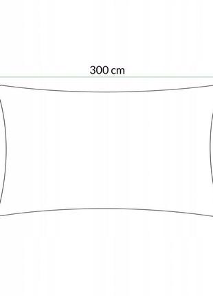 Тент-парус теневий для дому, саду та туризму springos 3 x 2 м sn1048 grey poland8 фото