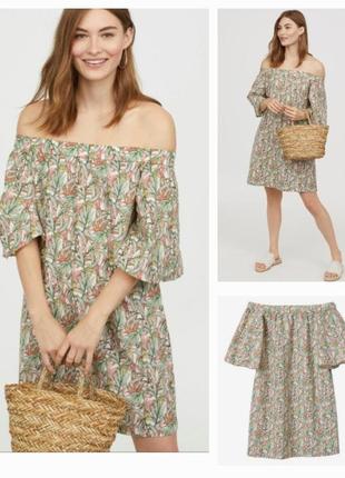 Гарна літня сукня,плаття,свобідний крій,кишені,h&m