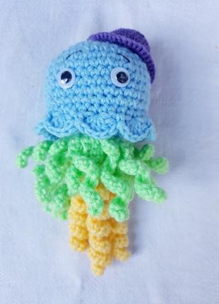 М'яка іграшка медуза  ручна  робота.
