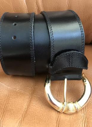 Ремень кожаный брендовый italy