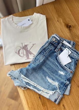 Джинсовые шорты zara, шортикизара