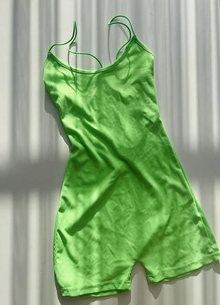 Комбинезон в рубчик