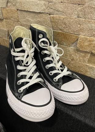 Кеды черные converse оригинал5 фото