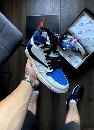 Nike jordan 1 high og sp "fragment x travis scott"2 фото