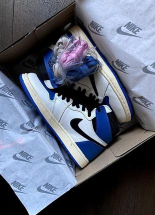 Nike jordan 1 high og sp "fragment x travis scott"6 фото