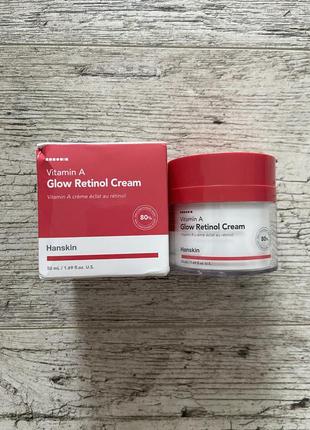 Крем с ретинолом hanskin - vitamin a glow retinol cream